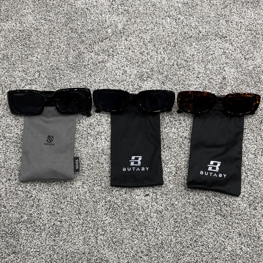 Butaby Sunglasses Trio with Cases